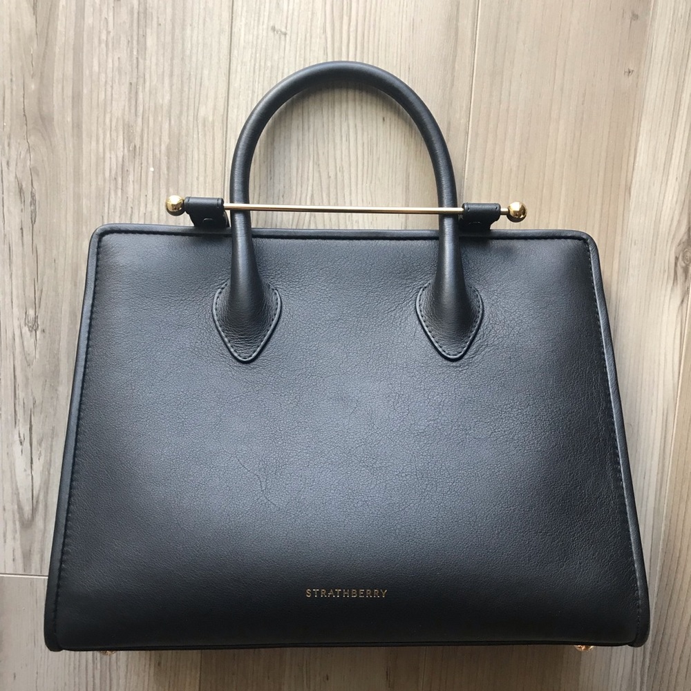 Strathberry Midi Leather Tote